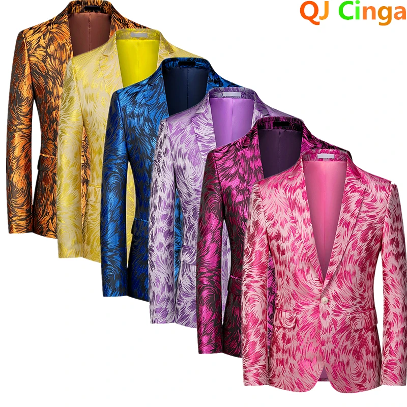 Men Formal Wear Red - Red men's long-sleeved suit jacket, wedding