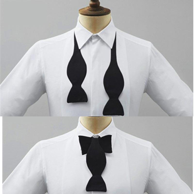 Men Formal Wear With Tie - Men's Formal Pre-tied Adjustable Bow Tie