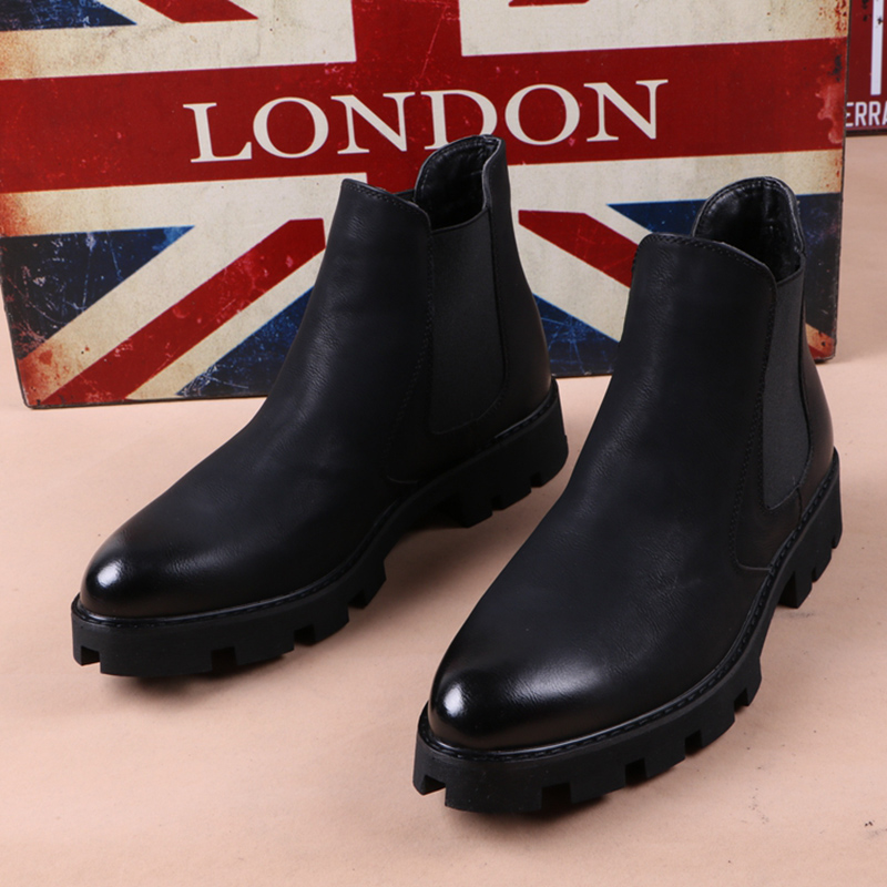 Men Formal Wear With Boots - Dép Công Sở Form Đầm Suông