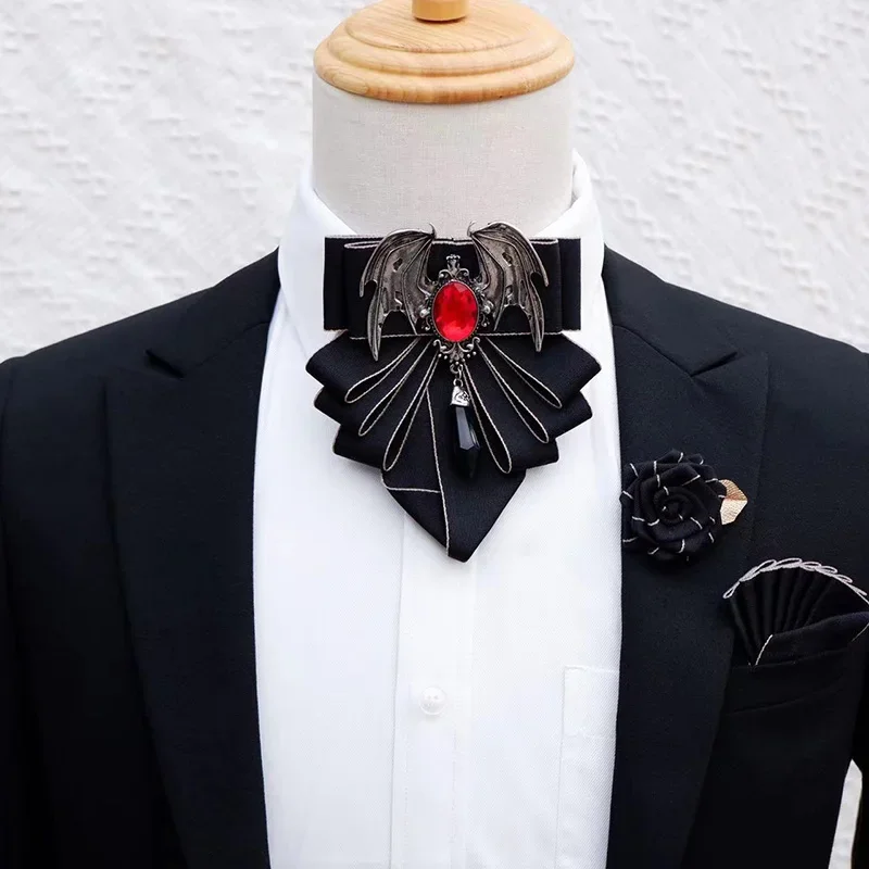 Men Formal Wear With Tie - Dây Thắt Nơ Trâm Cài Áo
