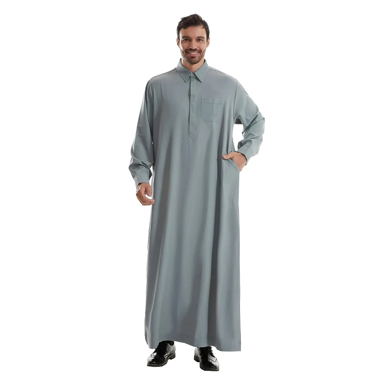 Arabic Formal Wear Men - Men Jubba Thobe Mens Long Shirt