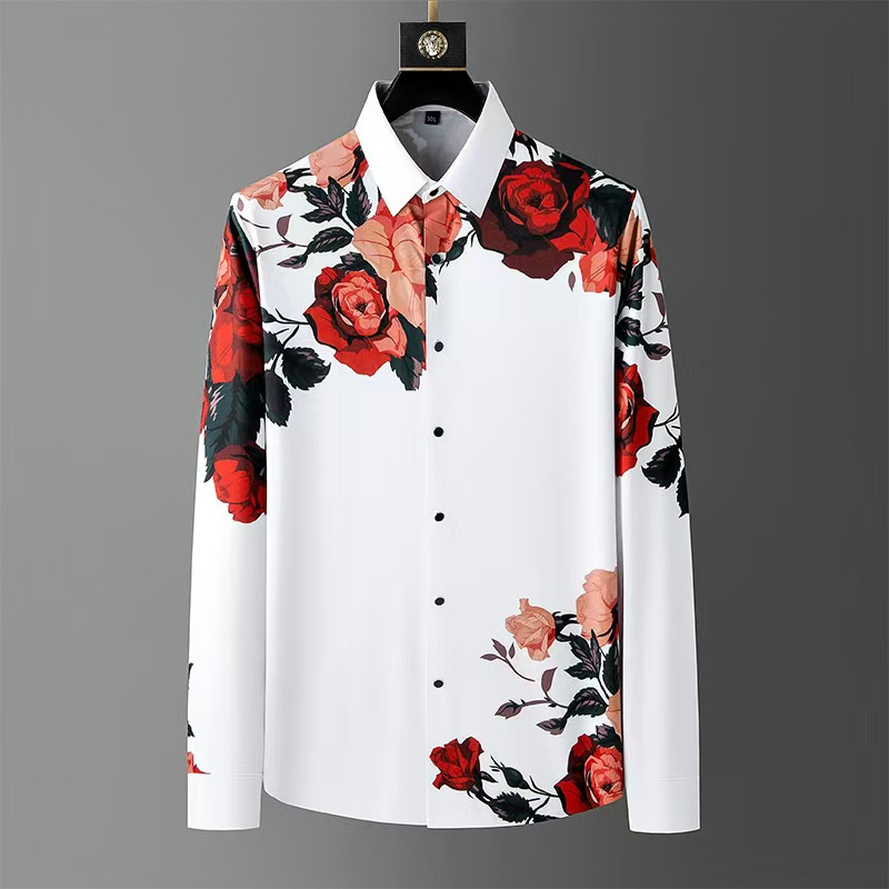 Men Formal Party Wear Dress - Luxury High Quality Mens Vintage Floral