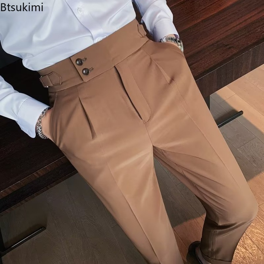 Young Men Formal Wear - New 2026 Men's Solid Color Suit