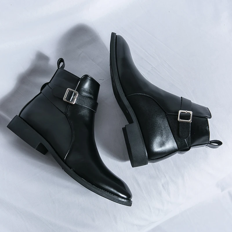 Fashion Designer Men's Pointed - đánh giá và giá Men Formal Wear With Boots