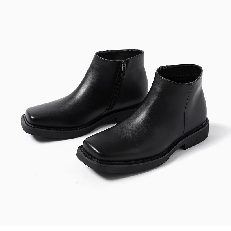 Black New Fashion Men Casual L - đánh giá và giá Men Formal Wear With Boots