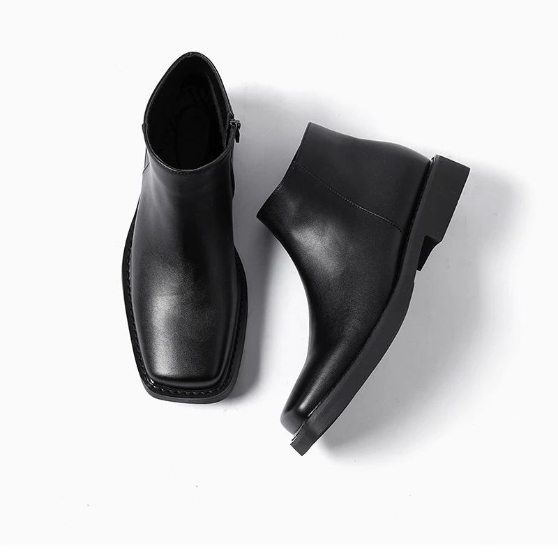 Black New Fashion Men Casual L - đánh giá và giá Men Formal Wear With Boots