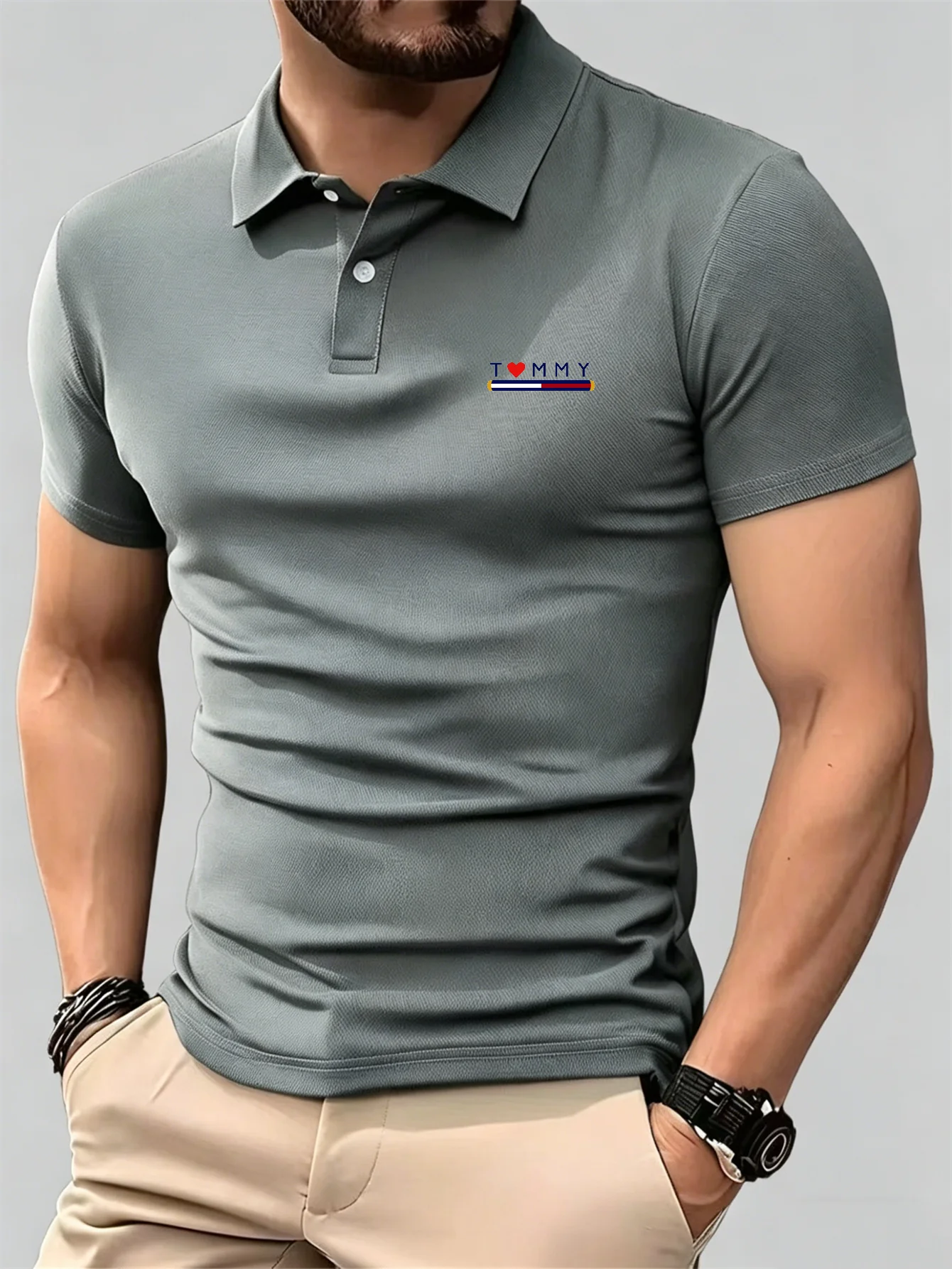 New Breathable Short Sleeve Bu - đánh giá và giá Young Men Formal Wear