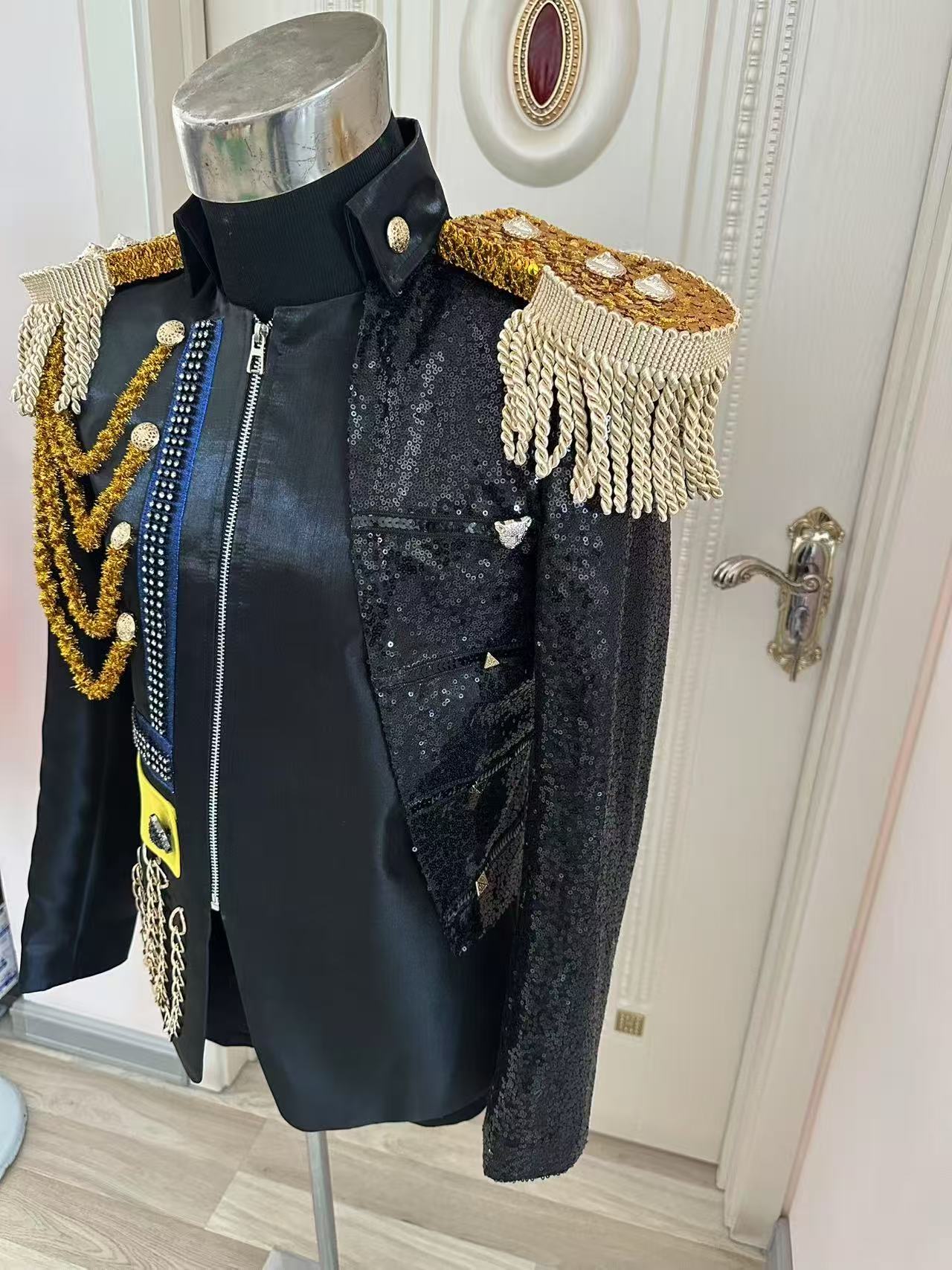 New Men Tassel Royal Jacket We - đánh giá và giá Men Formal Party Wear Dress