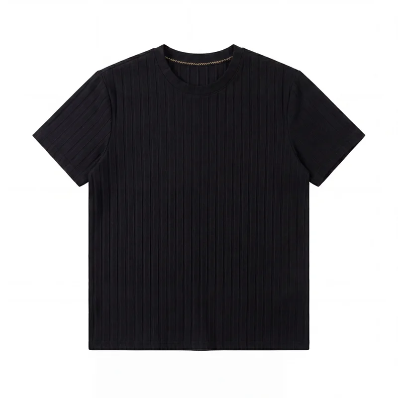 Business Casual Ribbed T Shirt - đánh giá và giá Young Men Formal Wear