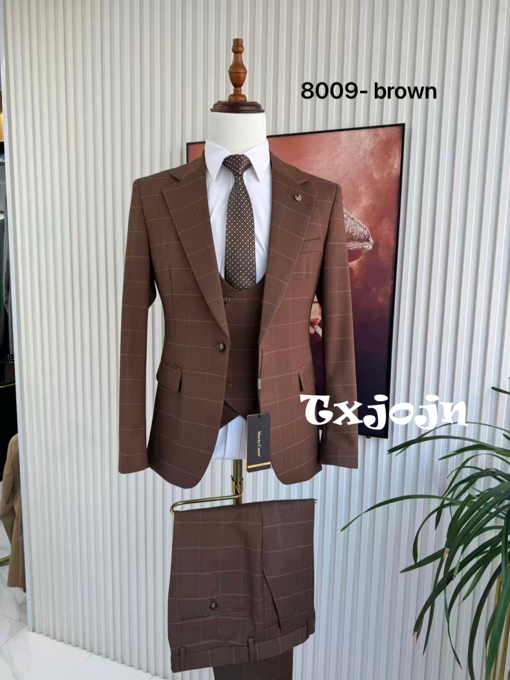Men's Plaid Tuxedo 3 Pieces Ja - đánh giá và giá Men Formal Wear Jacket