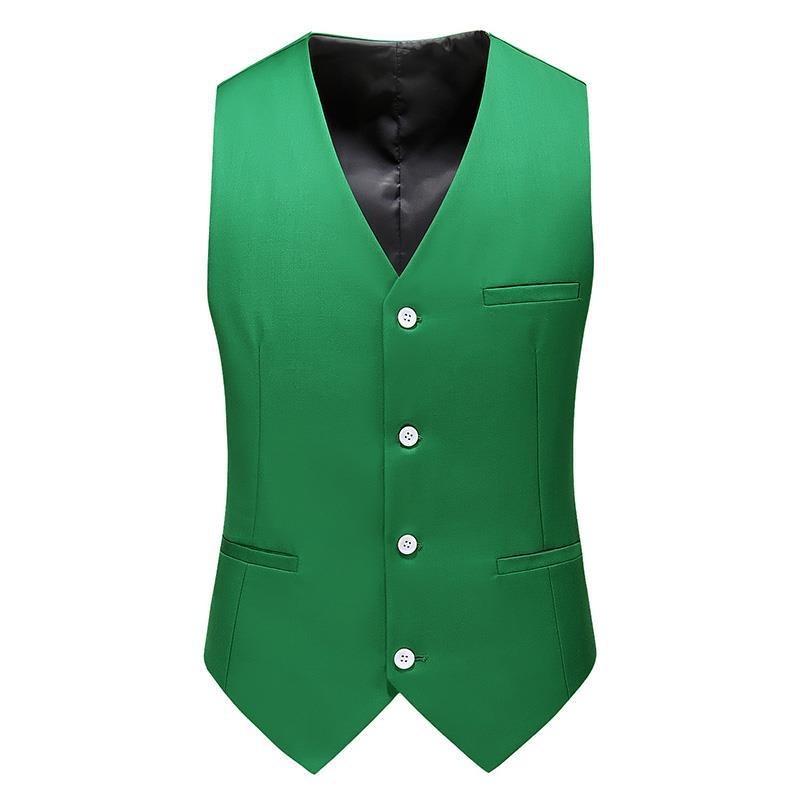 19 Colors Men Vest Solid Color - đánh giá và giá Young Men Formal Wear