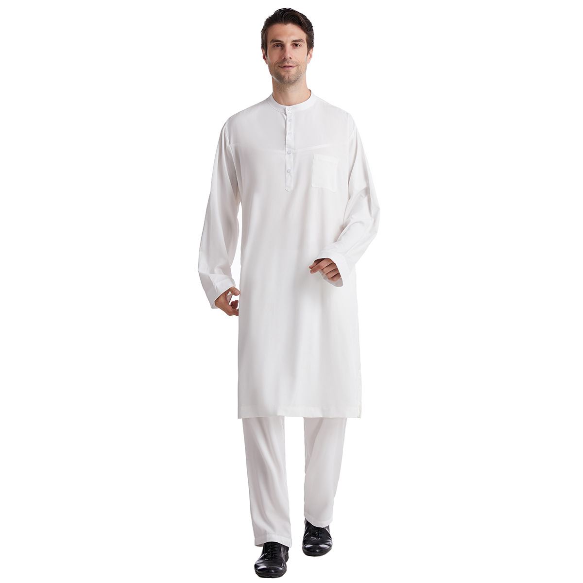 Muslim Men Jubba Thobe 2 Pice  - đánh giá và giá Arabic Formal Wear Men