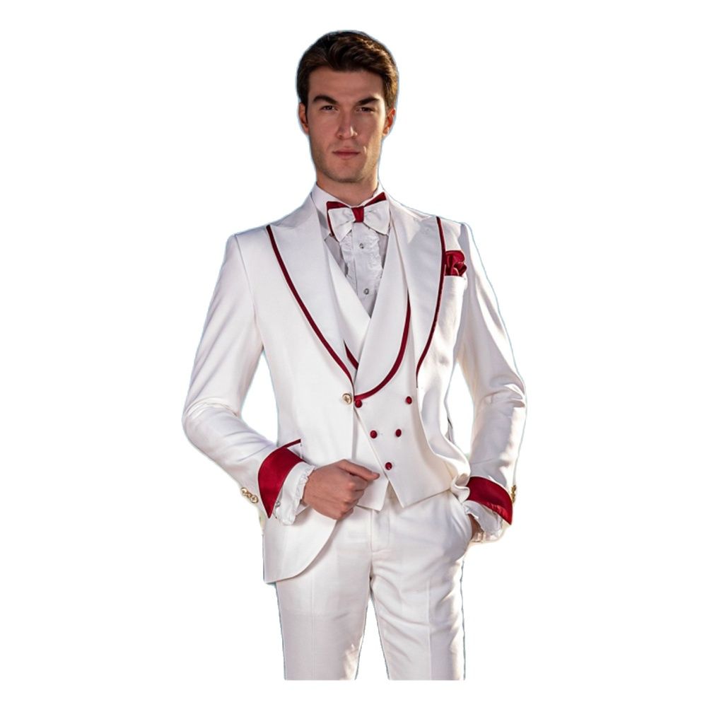Custom Made White Men Suits We - đánh giá và giá Men Formal Party Wear Dress