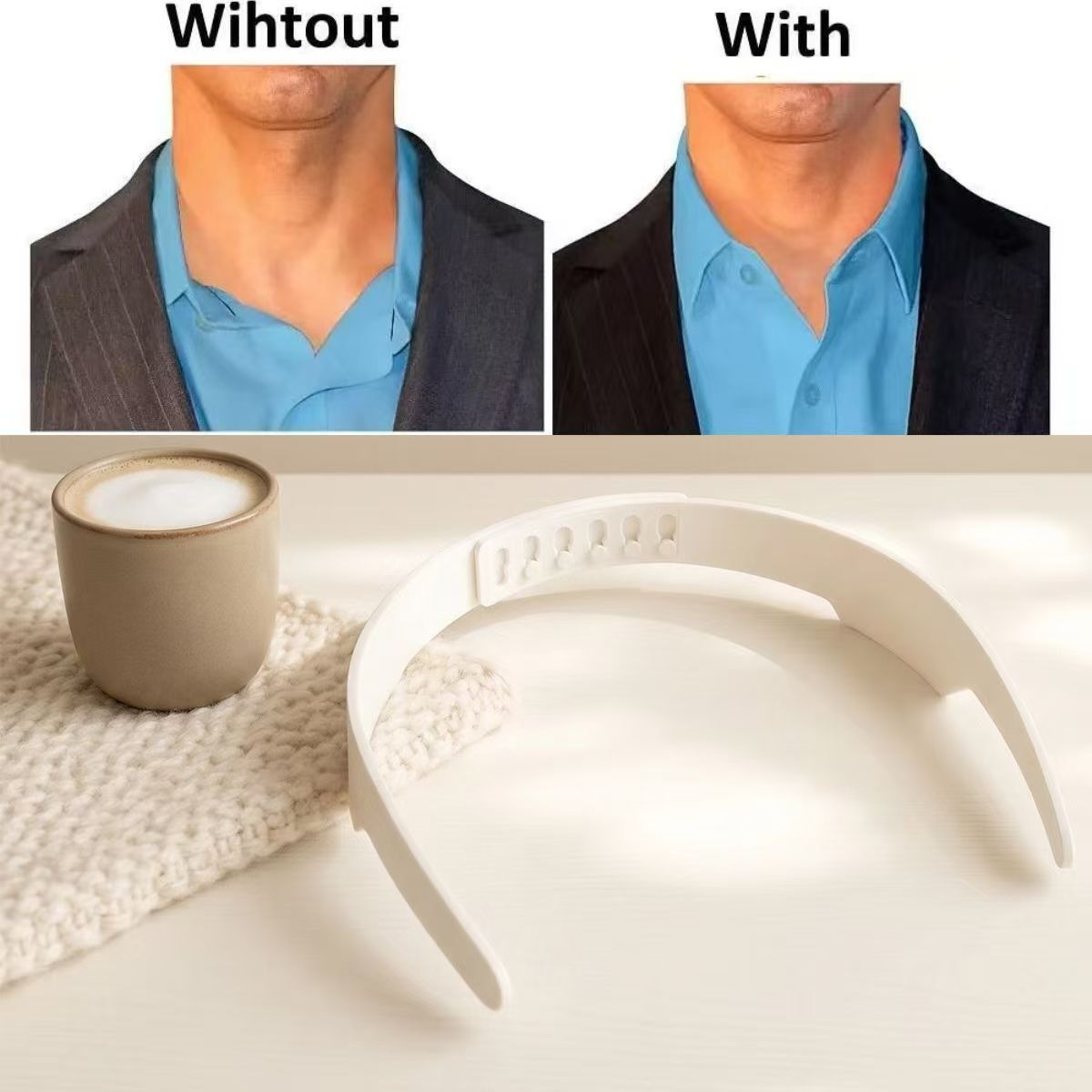 1PC Adjustable PVC Anti‑Curlin - đánh giá và giá Men Formal Wear With Tie