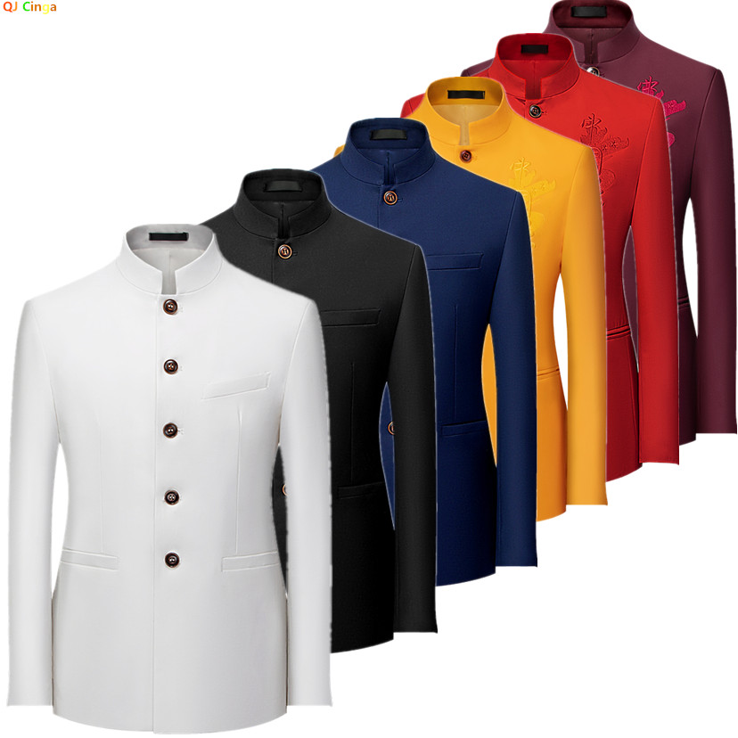 2026 Men's Chinese Style Long  - đánh giá và giá Asian Men Formal Wear