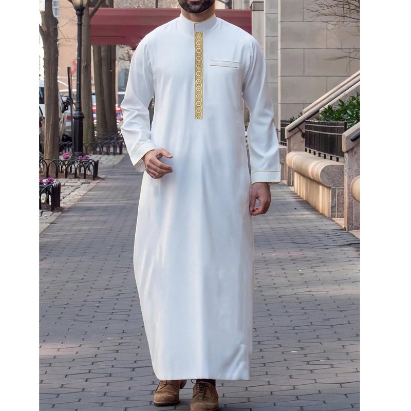 Arabic Mens Thobe Embroidered  - đánh giá và giá Arabic Formal Wear Men