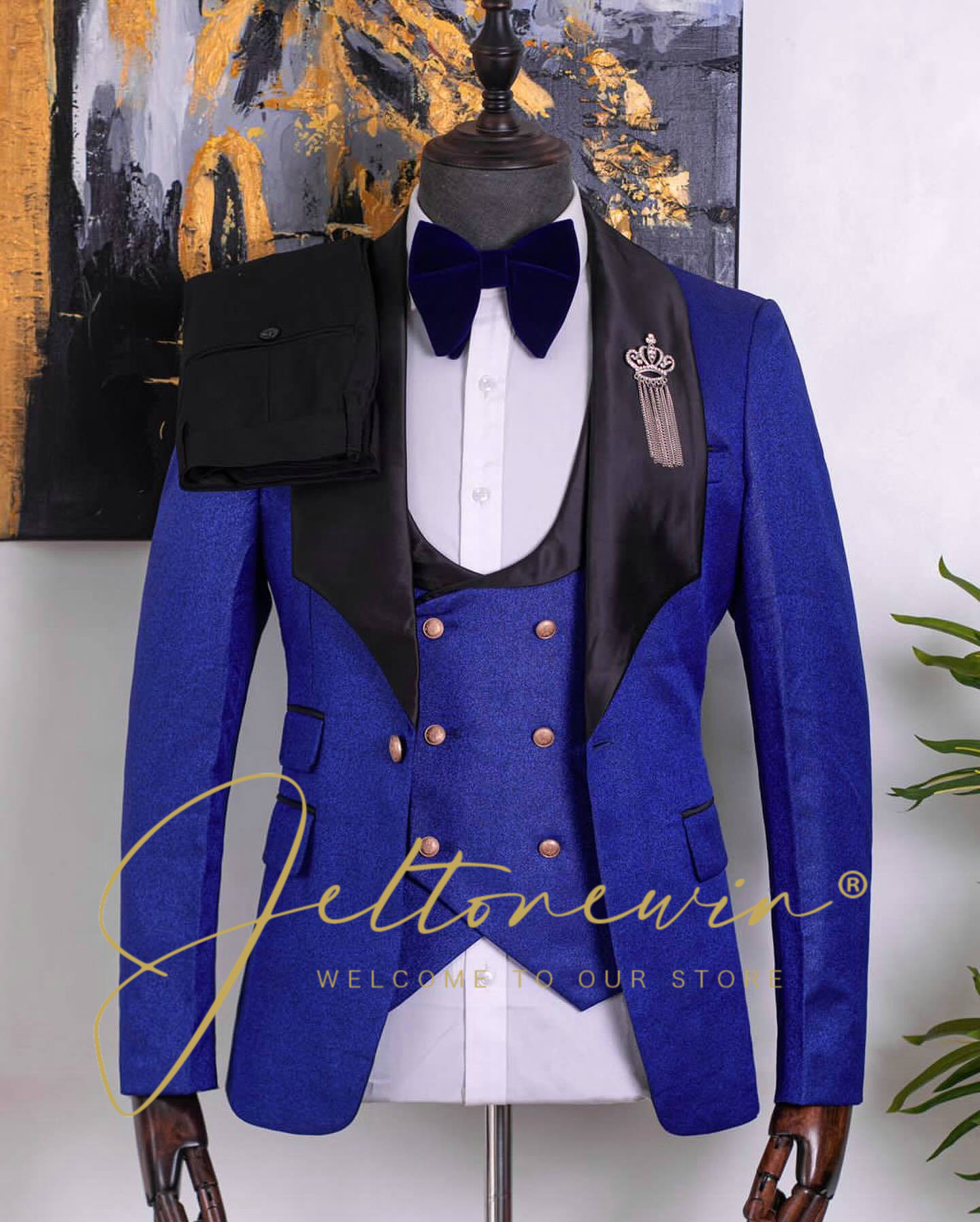Men's Green Three Piece Tuxedo - đánh giá và giá Men Formal Wear Green
