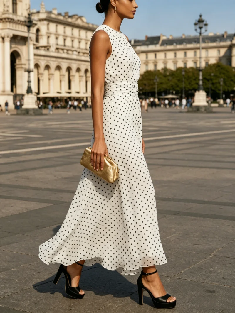 Women's Sleeveless Polka Dot M - đánh giá và giá Men'S Formal Wear For Wedding Guest