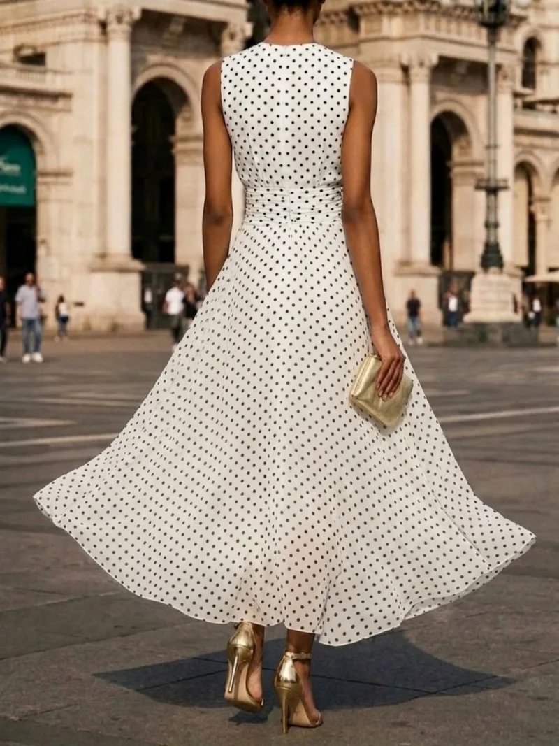 Women's Sleeveless Polka Dot M - đánh giá và giá Men'S Formal Wear For Wedding Guest