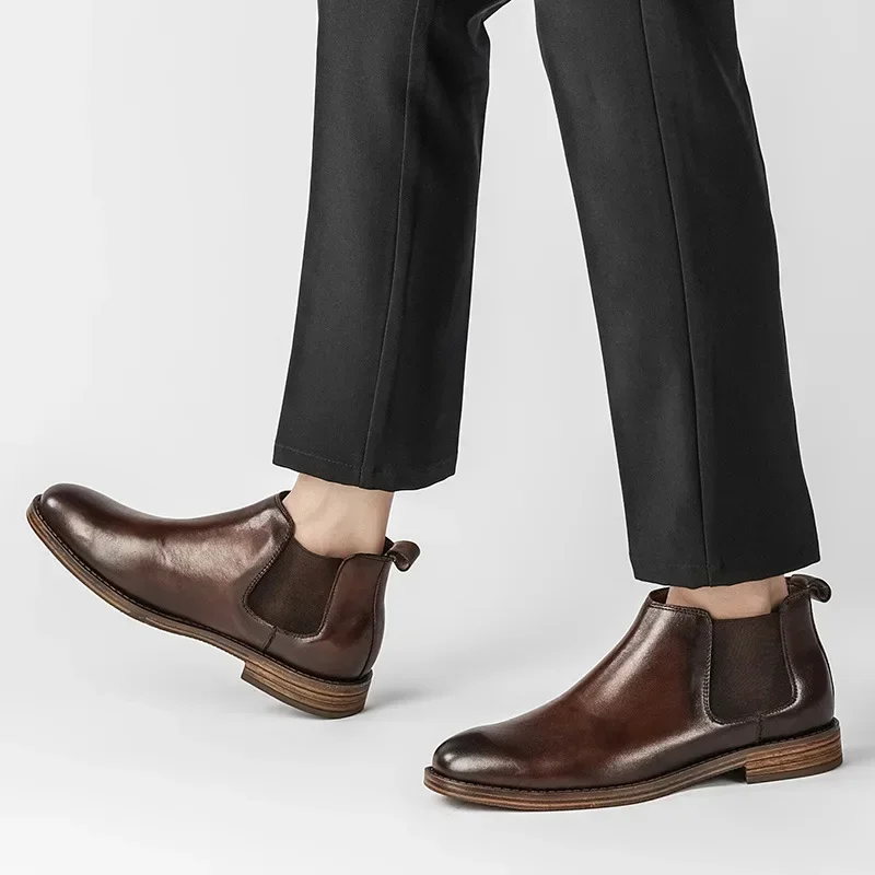 Men's Business Fashion Dress B - đánh giá và giá Men Formal Wear With Boots