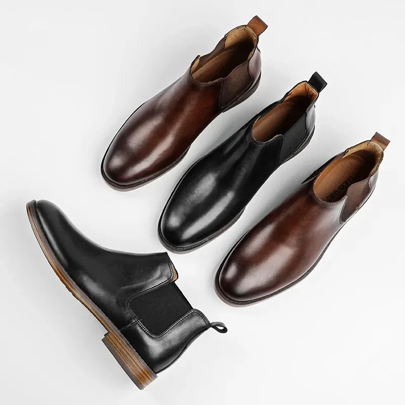 Men's Business Fashion Dress B - đánh giá và giá Men Formal Wear With Boots