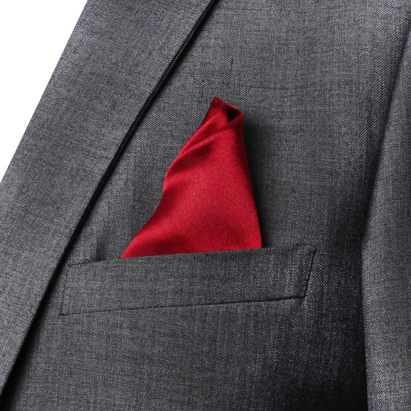 22CM Solid Color Pocket Squre  - đánh giá và giá Young Men Formal Wear