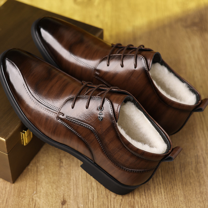 Men's Winter Leather Shoes Vel - đánh giá và giá Men Formal Wear With Boots
