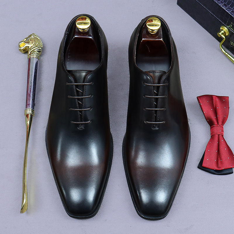 Designer Genuine Leather Mens  - đánh giá và giá Men Formal Wear Brown