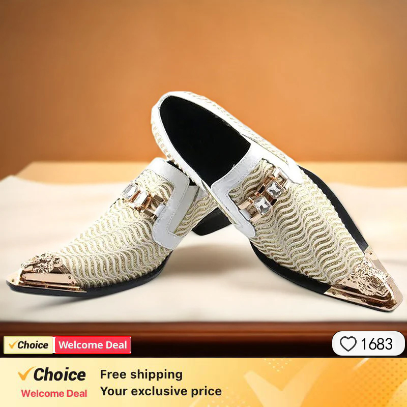 Spring and Autumn Crocodile Li - đánh giá và giá Men'S Formal Party Wear Shoes